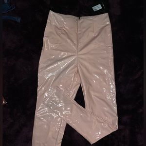 Fashion Nova Latex Pants brand new Sz S